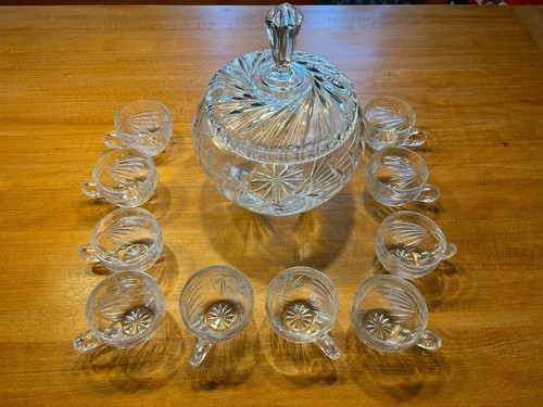 Bleikristall bowle service set - bleikristall,