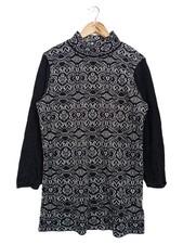 GLööCKLER Damen Pullover Gr. 54/XXL Schwarz Vintage Elegant Strickmuster