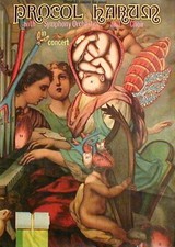 PROCOL HARUM rares Konzertplakat von 1972 (Kieser) gerollt