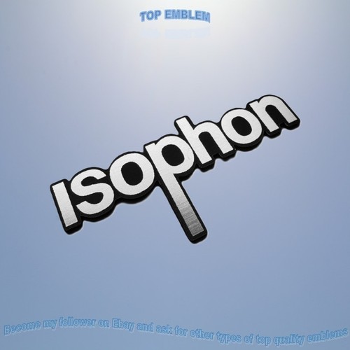 Isophon emblem badge ersatz - emblem,