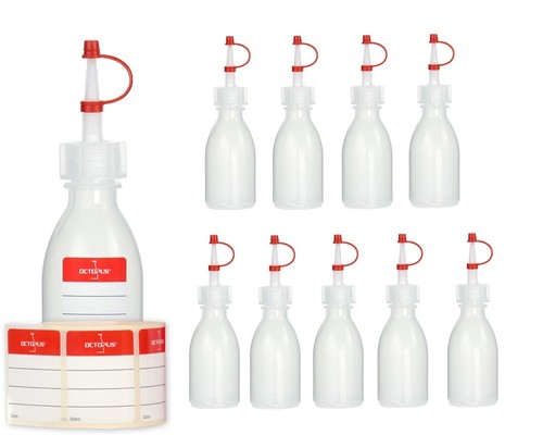 10x leere plastikflaschen 50ml - leere,