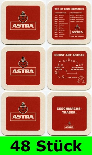 Stück bierdeckel astra - 48,