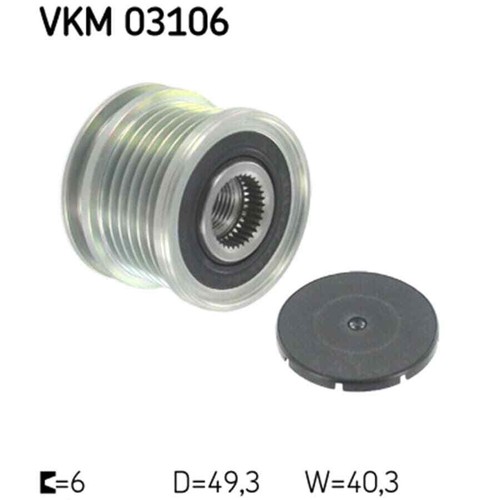 Skf generatorfreilauf vkm - skf,