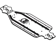 Absima Chassisplatte lang