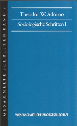 Theodor adorno - w.,