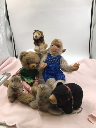 Vintage alte stofftiere affe - vintage, 6
