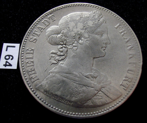 Frankfurt taler 1865 - frankfurt,