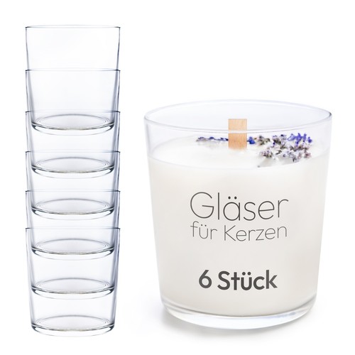 Kerzengläser aus glas 300 - aus,