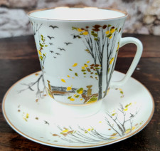 Lomonosov Porzellan Kaffeegedeck Kaffeetasse Autumn Orchard Herbstgarten 2-tlg