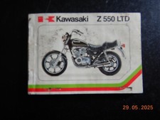 Kawasaki Z550 LTD,Betriebsanleitung, Fahrerhandbuch, Bedienungsanleitung 1980