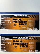 Paul panzer tickets - panzer,