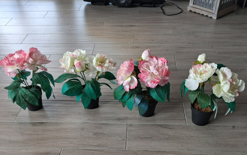 Kunst blumen mit - ,