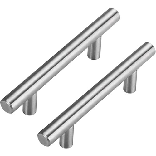 10x edelstahl möbelgriffe - 10x,