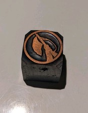 DDR Kampfgruppe GST NVA Klischee Druckplatte Druckstock Stempel Buchdruck