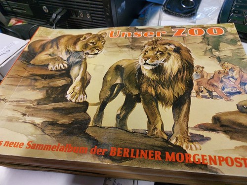 Sammelbilder album unser - "unser, zoo"