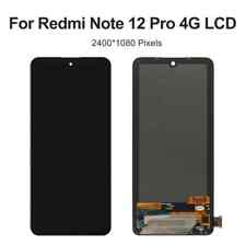 Original Xiaomi Redmi Note 12 Pro 4G LCD Touchscreen Display Glas schwarz