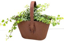 Tasche Blumen  Edelrost Design