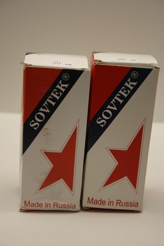 Matched pair sovtek 6550 - pair,