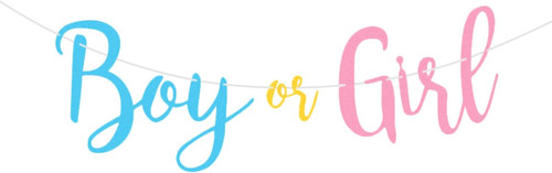 Gender reveal party deko - gender,