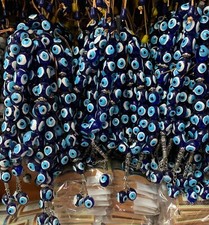 Jumbo XL Nazar Boncuk Gebetskette Tesbih Auto Deko Rückspiegelanhänger Anhänger 