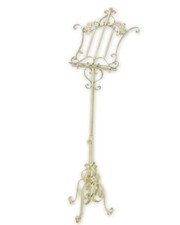 NOTENSTÄNDER WEIß NOSTALGIE