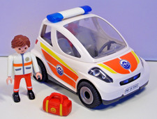 PLAYMOBIL  aus 5543 Notarzt Tasche Fahrzeug Auto Smart Rettung Coastguard #17