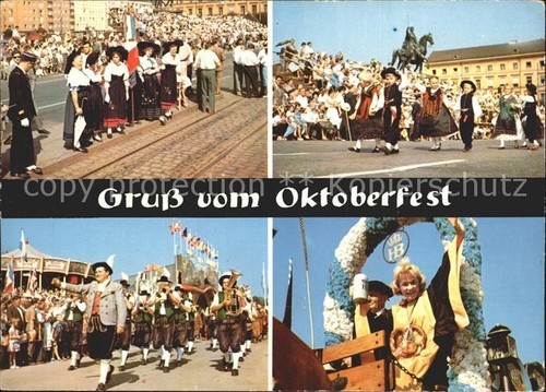 Oktoberfest parade trachten - parade,