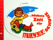 mayer Schuhe  alter Aufkleber