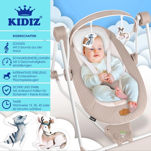Babywippe kidiz schaukelwippe - kidiz,
