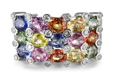 Ring Regenbogen 24 Brillanten