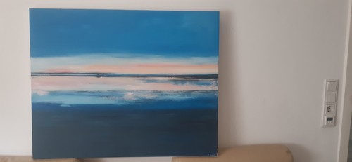 Gemälde landschaft meer - gemälde,