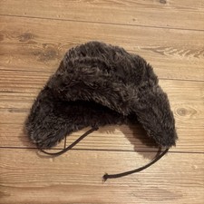 H&M Baby Braune Fellmütze 92