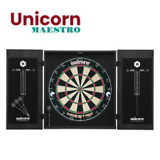 Dartscheibe Unicorn Home Darts Centre Maestro, 6 Pfeile , Holz-Dartboard-Schrank