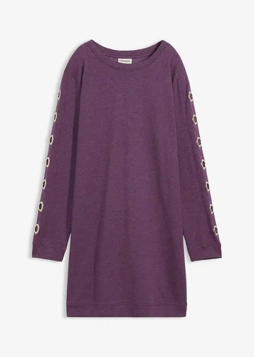 Neu sweatkleid mit ösen - sweatkleid,