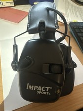 Howard Leight Impact Sport Kapselgehörschutz für Erwachsene Schwarz Gehörschutz