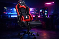 KLIM Gaming Stuhl Schwarz Rot