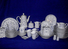 vintage 70ger Jahre, Kahla Germany Kaffee u.Tafel kompl.Service, 61Teile plus 3