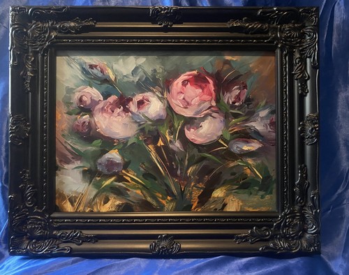 Original ölgemälde gerahmt - Ölgemälde,