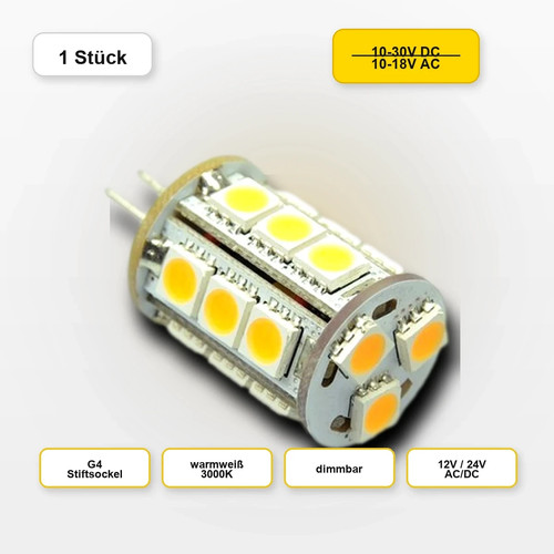 Led 12v 24v - 24v, ac/dc