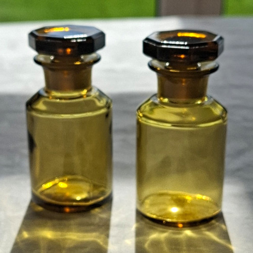 Antike apothekerflaschen - 2x,