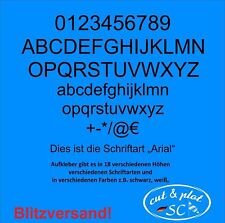 10 Klebebuchstaben Zahlen