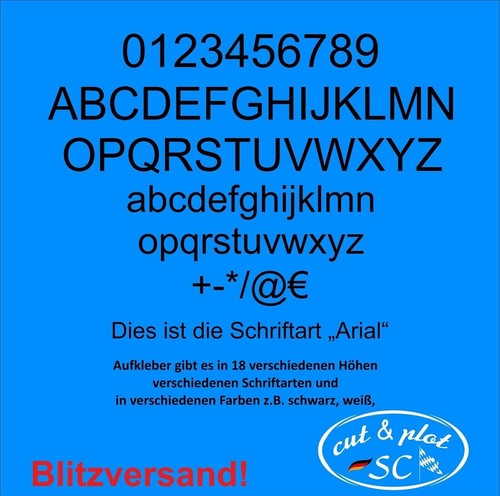 Klebebuchstaben zahlen - 10,