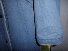 Coole Jeansjacke / Mantel m . Teddyfutter  Gr . 2 XL  NEU ! !