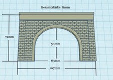Tunnelportal Tunnel  Spur N -