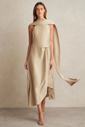 Reiss michelle cape midikleid - reiss, cape-midikleid