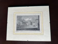 Kunst Original Stahlstich Grafik  Johann Poppel nach Lebsche Pommersfelden