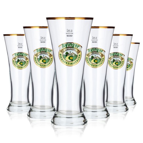 Ayinger bier glas 25l - 6x,