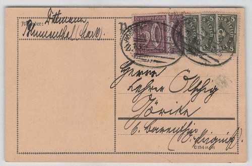 Deutsches reich postkarte - deutsches,