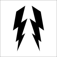 2 x Blitz -  Aufkleber Vinyl