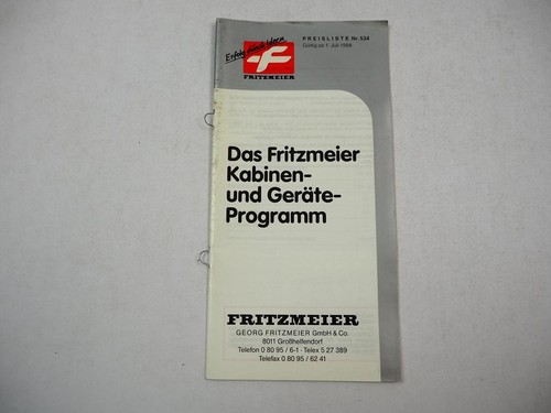 Fritzmeier kabinen verdeck - kabinen,